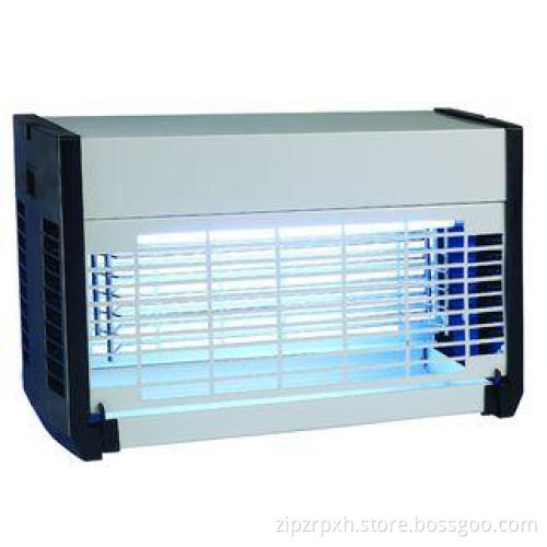 Metal White Commercial Bug Zapper With Detachable Power Cab